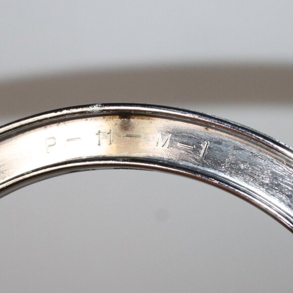 VTG CORNINGWARE METAL SERVING TRIVETS CASSEROLE CRADLE SET 2 P-11-M-1 & P-10-M-1 - Picture 11 of 11